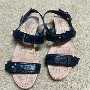 Vaneli 10N cork wedge sandals